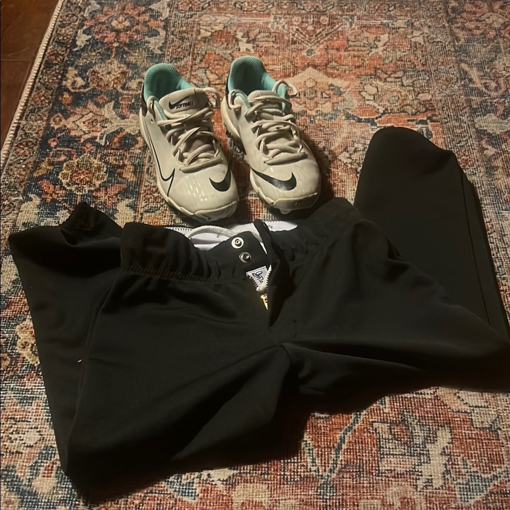 Kids Black Athletic Pants